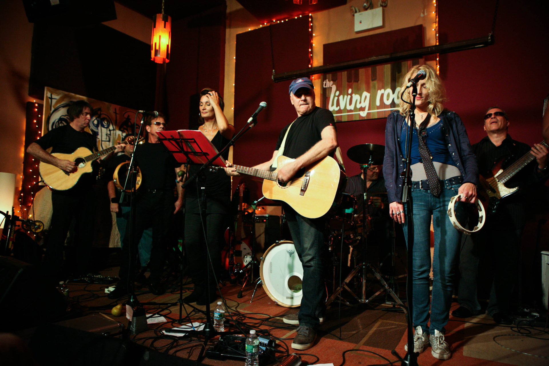The September Project band on stage at The Living Room